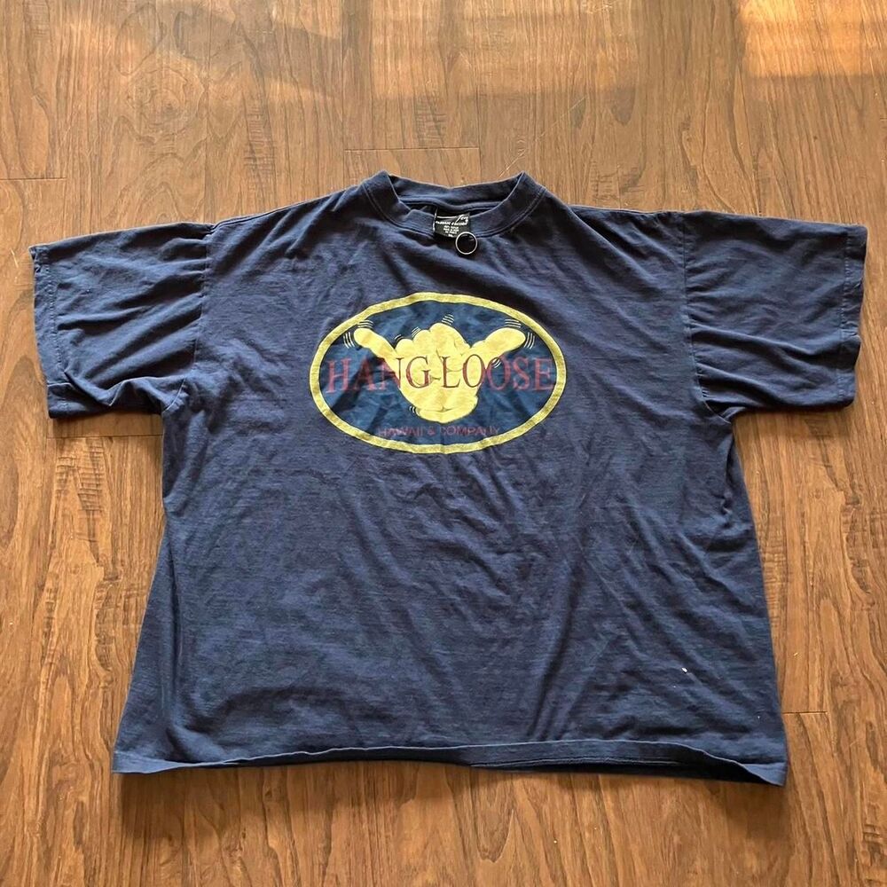 Crazy-shirts Men's Navy and Blue T-shirt